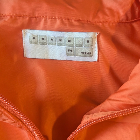 Frankie Orange Crop Windbreaker - Picture 2 of 8